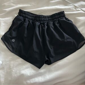 lululemon athletica Black Athletic Shorts with Elastic Waistband